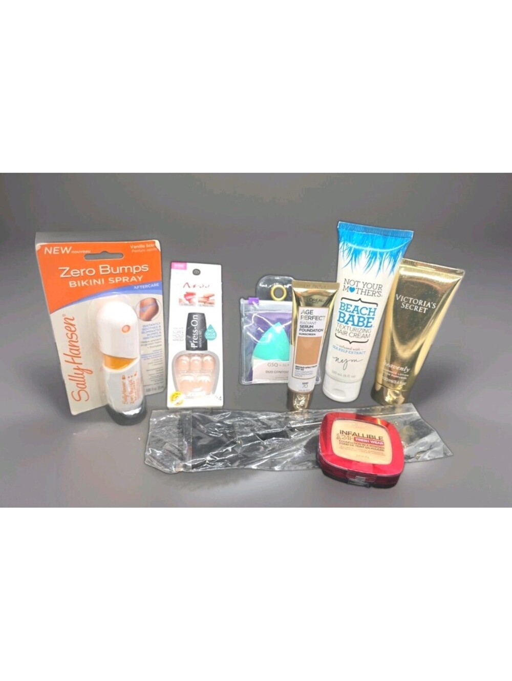 Salley Hansen, Victoria Secret, Kiss, Loreal, GSQ, Not Your Mother beauty lot